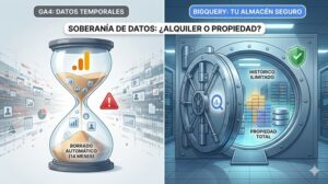 Por qué GA4 no es suficiente: Necesitas BigQuery ya