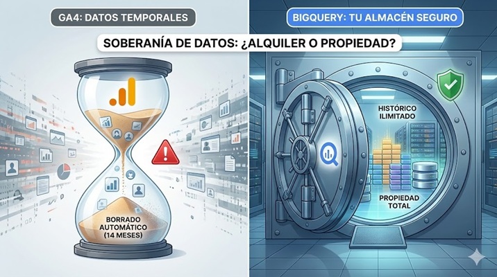 Por qué GA4 no es suficiente: Necesitas BigQuery ya