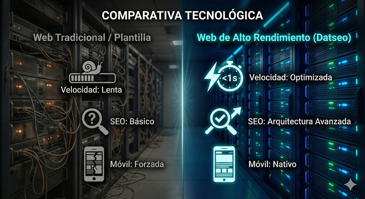 comparativa tecnológica paginas web
